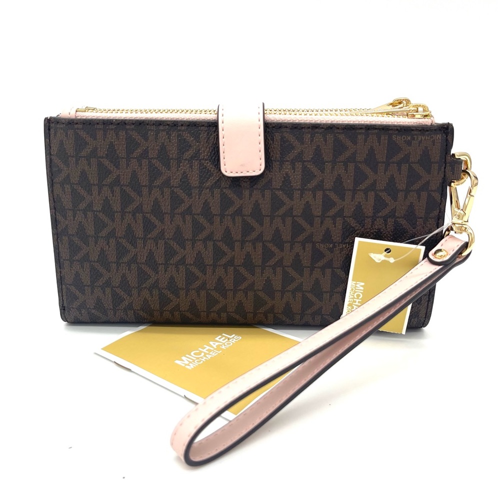 Michael Kors Large Double Zip Wallet Wristlet - Picture 3 of 6